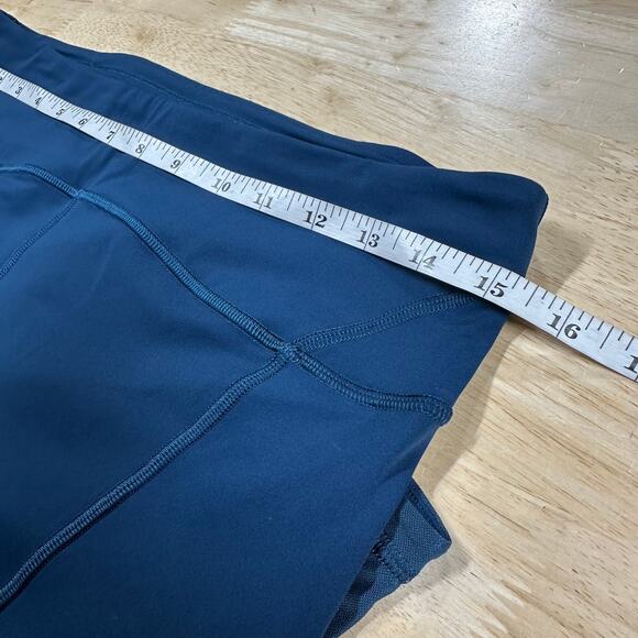 Lululemon Always Airy High Rise Run Crop 19 Inch Night Diver Women's Size 10 EUC - Picture 6 of 8